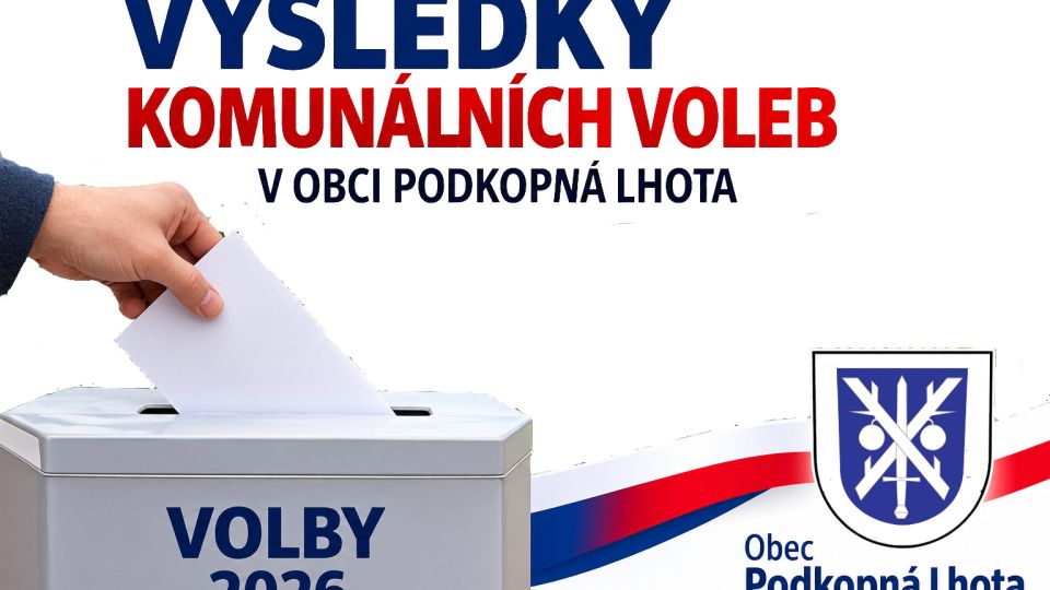 Výsledky komunálních voleb v obci Podkopná Lhota v roce 2026